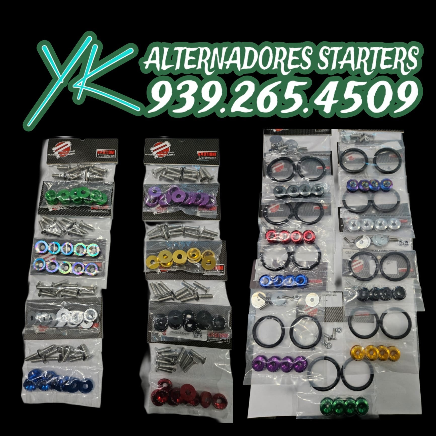 Washer o Tornillos de Bumper