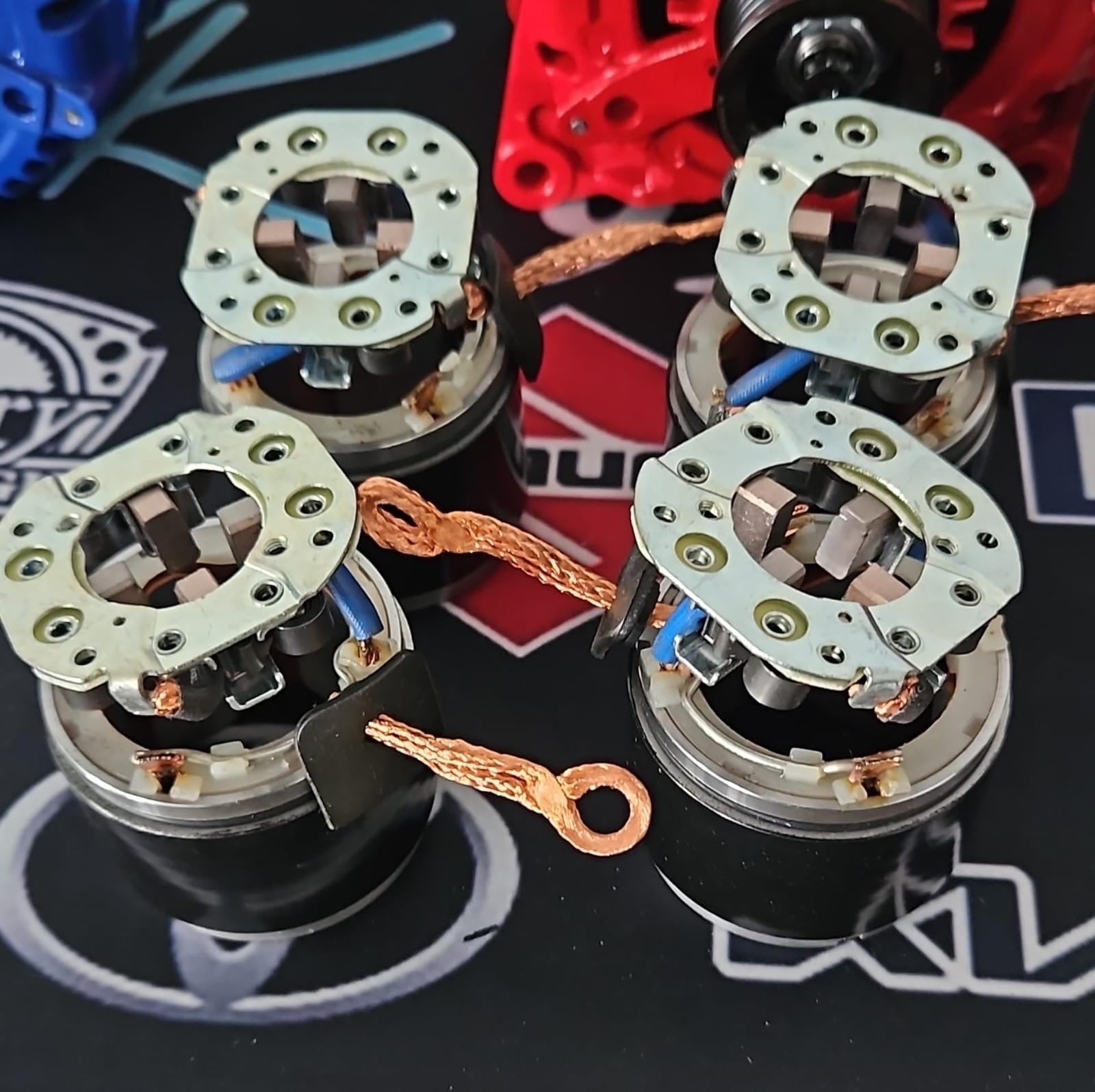Campo con Porta Escobilla para Starter Toyota