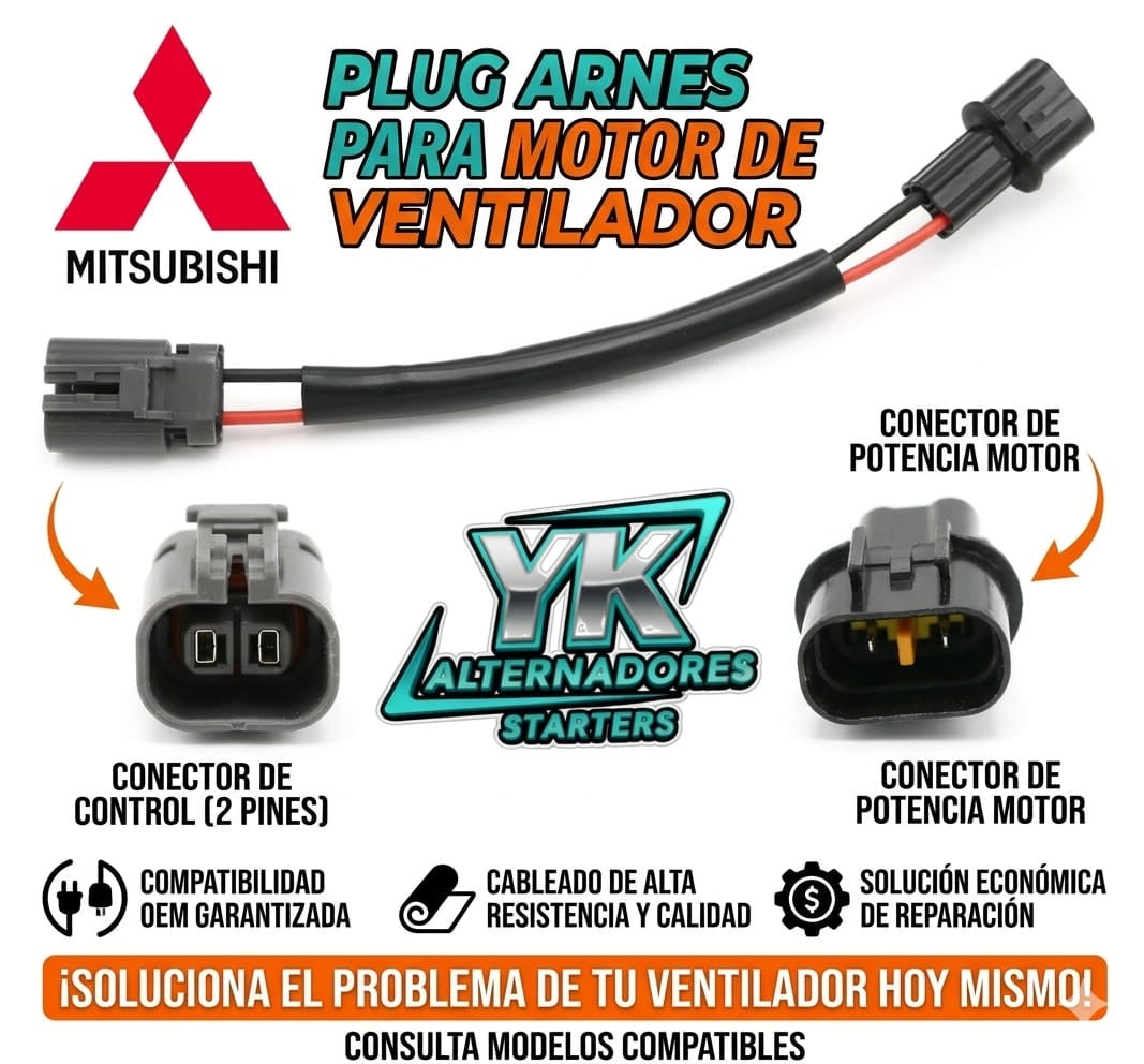 Plug Fan Motor Mitsubishi - Plug and Play
